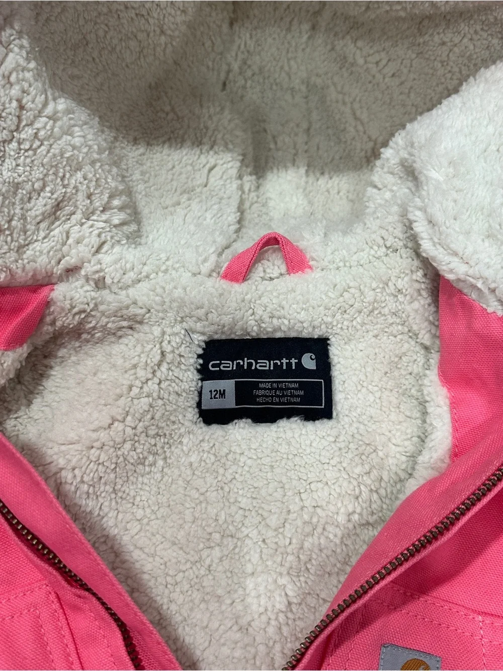 Carhartt Toddler Sherpa-Lined Hooded Jacket 12 Months